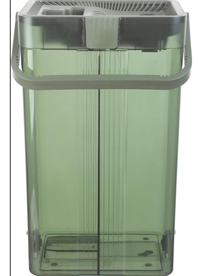 Pure Full Acrylic Mop Bucket  – Double Drain Holes & 2 Spare Parts – 360 Degree Rotation – Durable Clear Design - Image 5