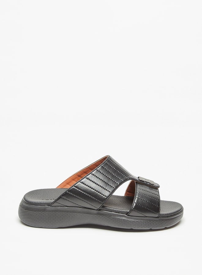 Le Confort Men Textured Slip-On Sandals  - Image 3