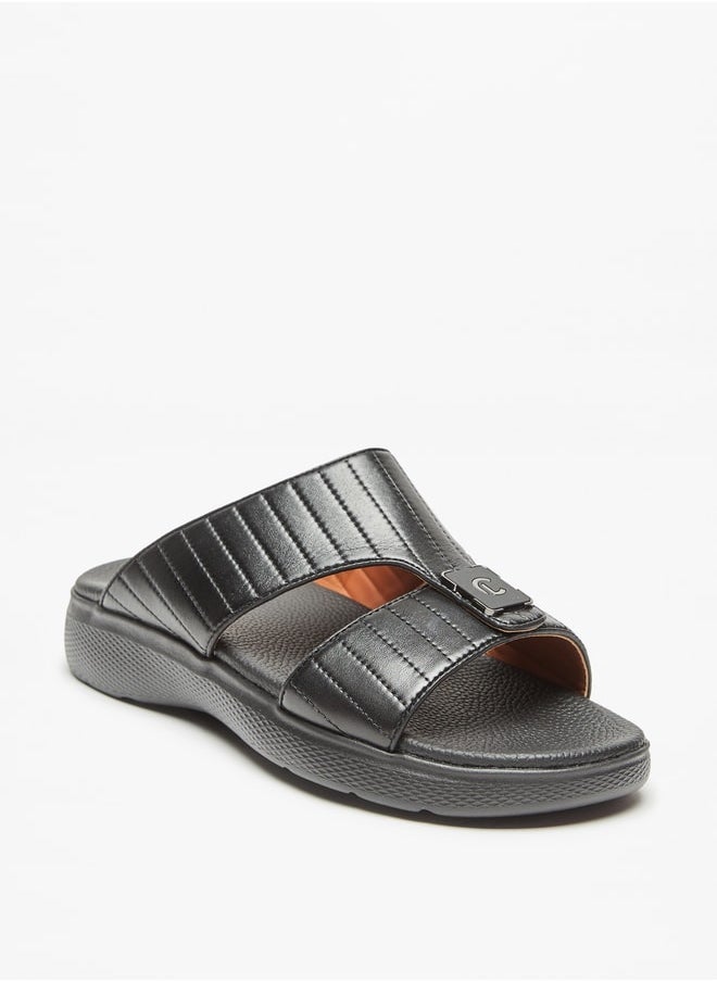Le Confort Men Textured Slip-On Sandals  - Image 1