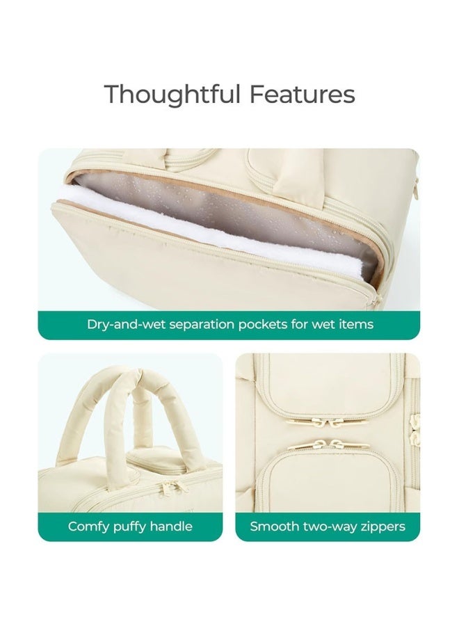 عام حقيبة أدوات الزينة المقاومة للماء خفيفة الوزن ، حقيبة مستحضرات التجميل المحمولة ، مجموعة أدوات الزينة ذات السعة الكبيرة ، حقيبة تخزين السفر - Image 4