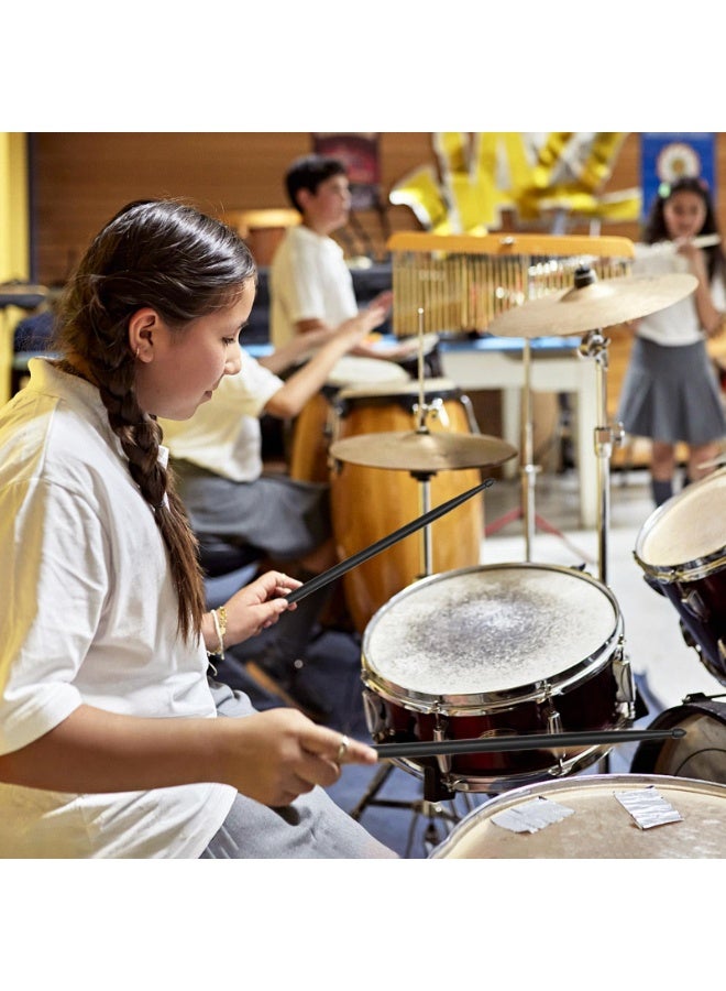 DOUGEI 2 Pairs Nylon Drumsticks 5A Drum Sticks with Anti-slip Handles for Kids Adults Beginners Practice, Cardio Drumming - Image 5