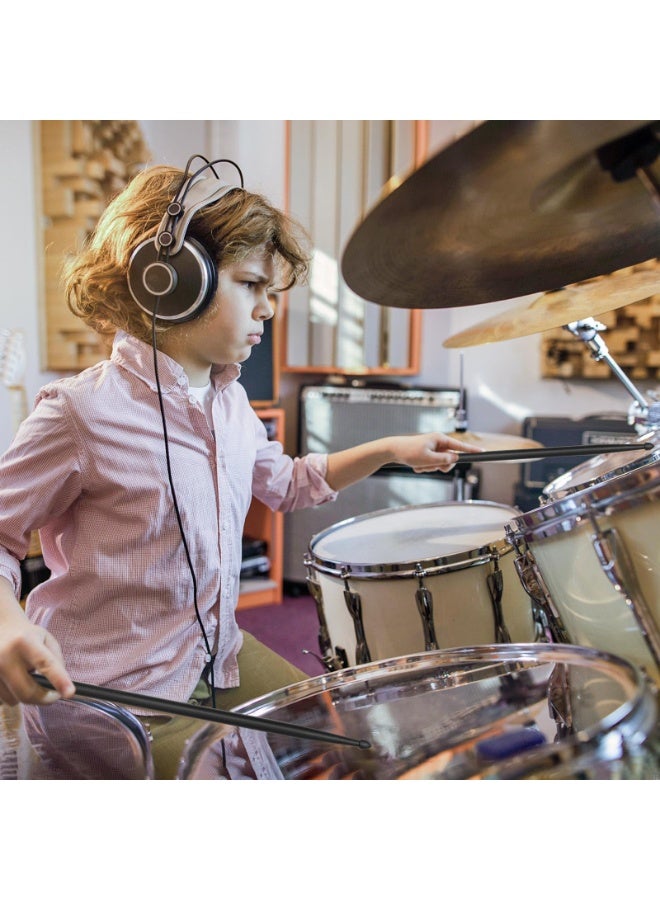 DOUGEI 2 Pairs Nylon Drumsticks 5A Drum Sticks with Anti-slip Handles for Kids Adults Beginners Practice, Cardio Drumming - Image 3