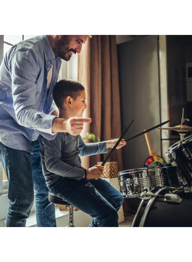 DOUGEI 2 Pairs Nylon Drumsticks 5A Drum Sticks with Anti-slip Handles for Kids Adults Beginners Practice, Cardio Drumming - Image 4