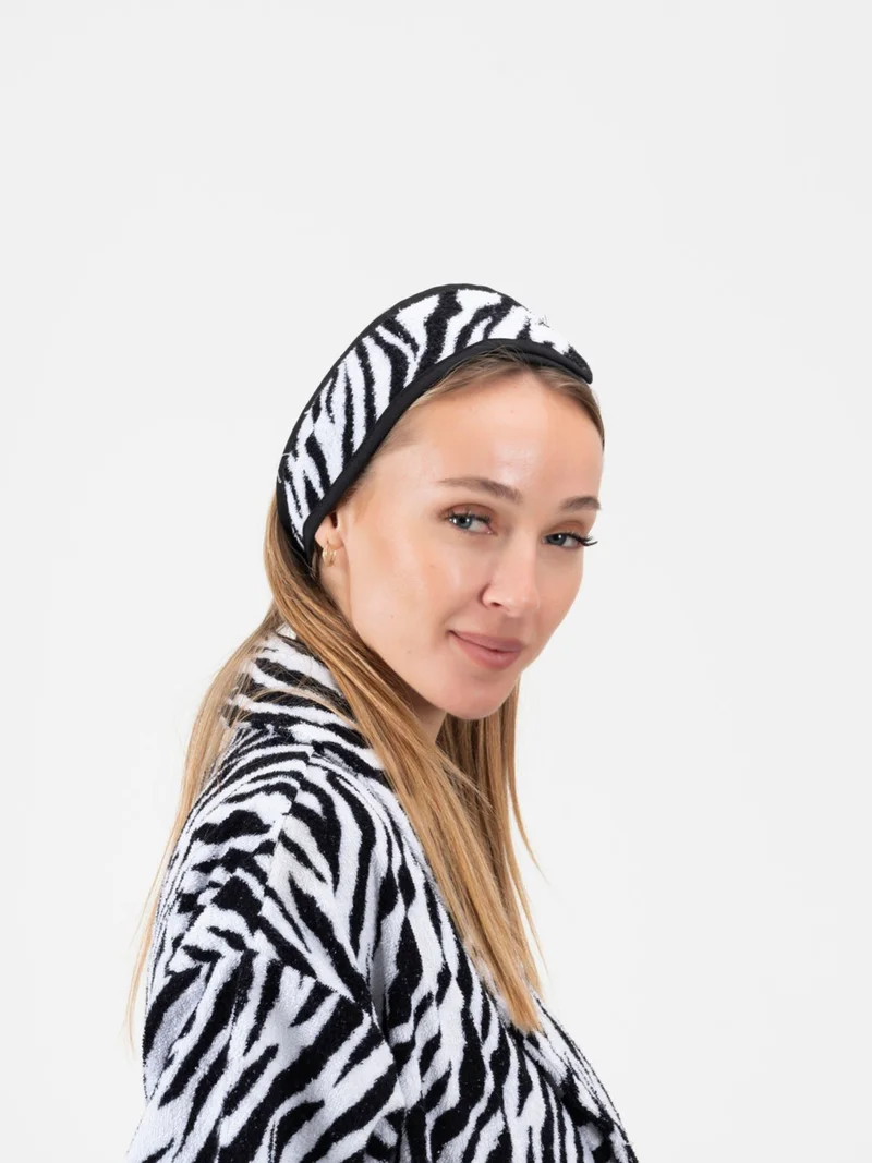Ender Home Hair Band Printed Towel Make-up Headband Athlete Hair Band Sweat Band