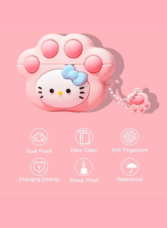 Sanrio Airpods pro/pro2 Case, Cute Case, with Keychain for Men Women Soft Silicone Protective Cover Case for Airpods pro/pro2 Case, Cute Case  - Image 3