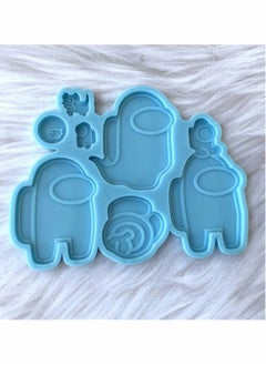 Y&D Among Game Us Keychian Silicone Molds Making Casting for DIY Jewelry Craft  - Image 1