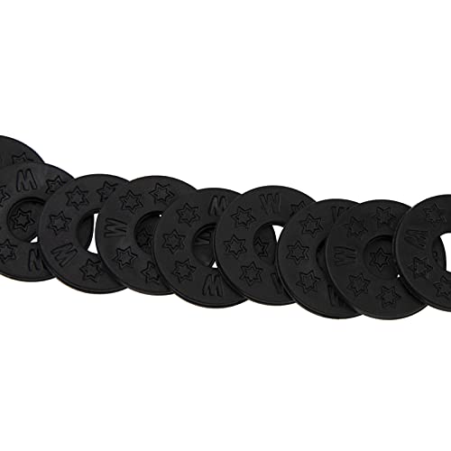 Yootones 20Pcs Yootones Guitar Strap Locks Silicone Strap Locks Rubber Guitar Strap Blocks Compatible with Guitar Protect (Black) - Image 5