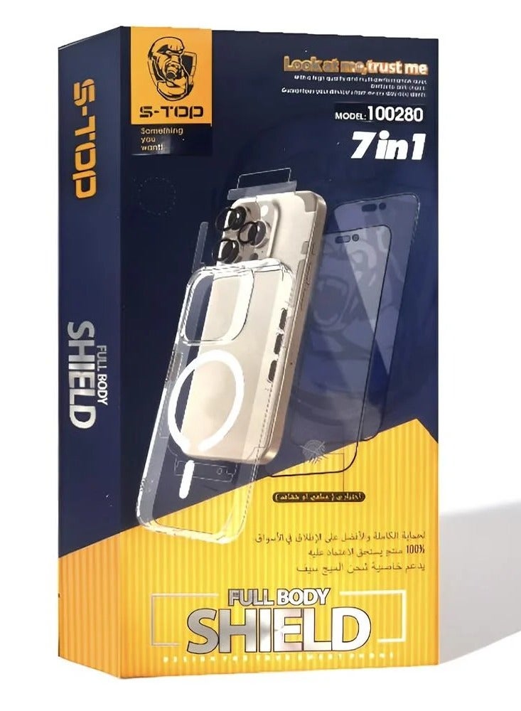 S-TOP Samsung Galaxy S22 PLUS Full Protection Package Full protection for your device against scratches and falls (7in1), original package from S-TOP - Image 1