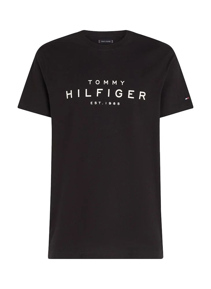 تومي هيلفيغر Logo Crew Neck T-Shirt