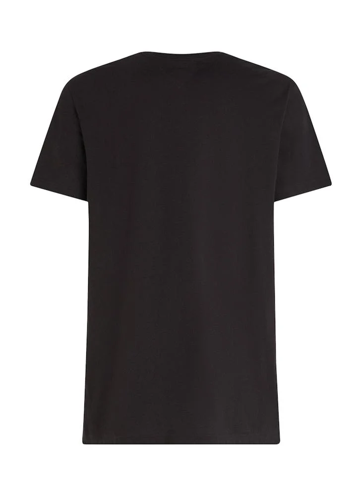 تومي هيلفيغر Logo Crew Neck T-Shirt