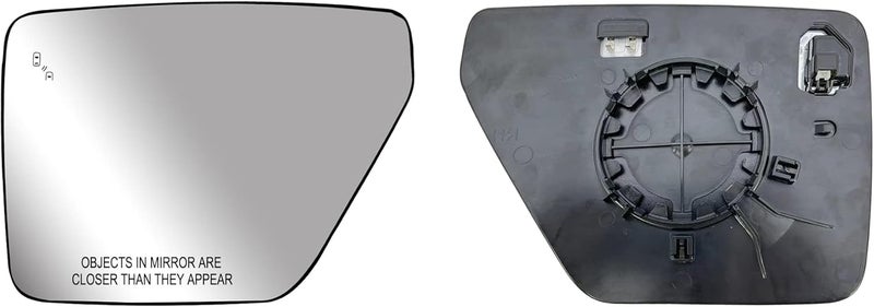 LONGLING Replacement Driver Left Side Door Mirror Glass Heated with BLIS for Ford F-150 (2021-2023) - Image 1