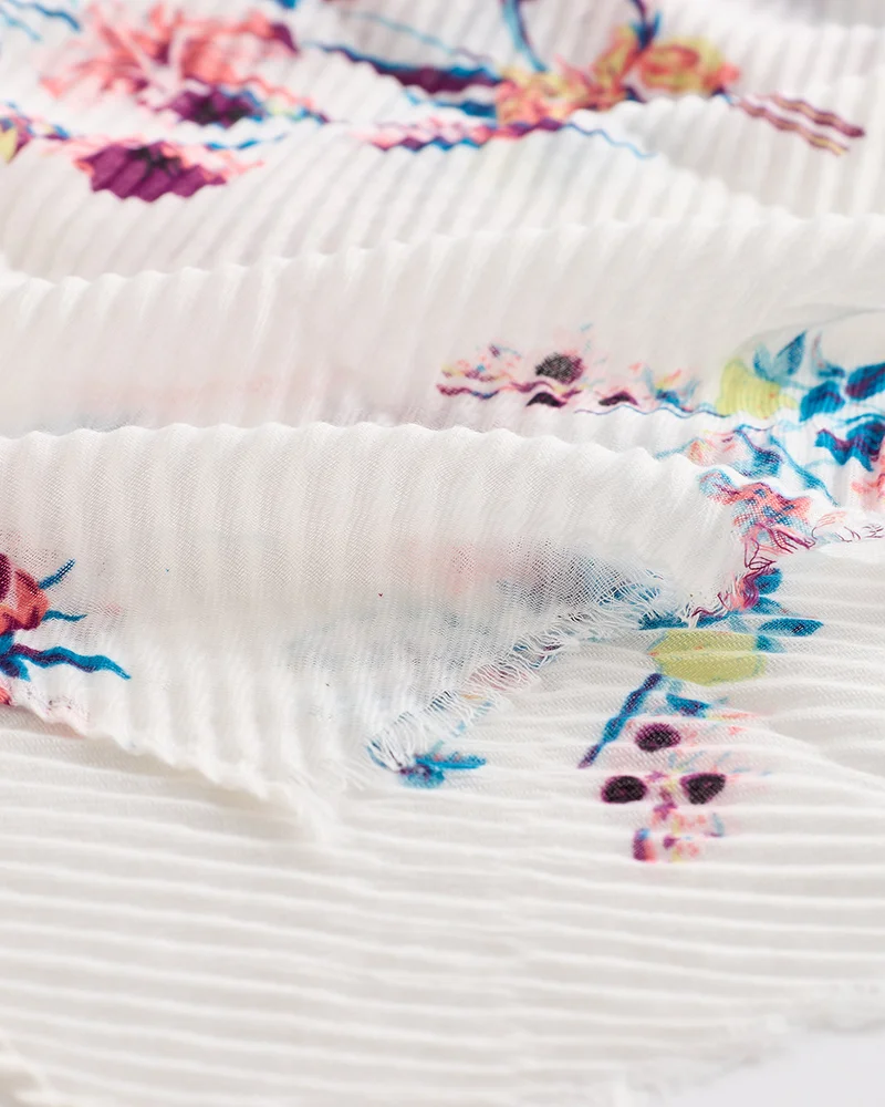 REDTAG Women White Printed Scarf