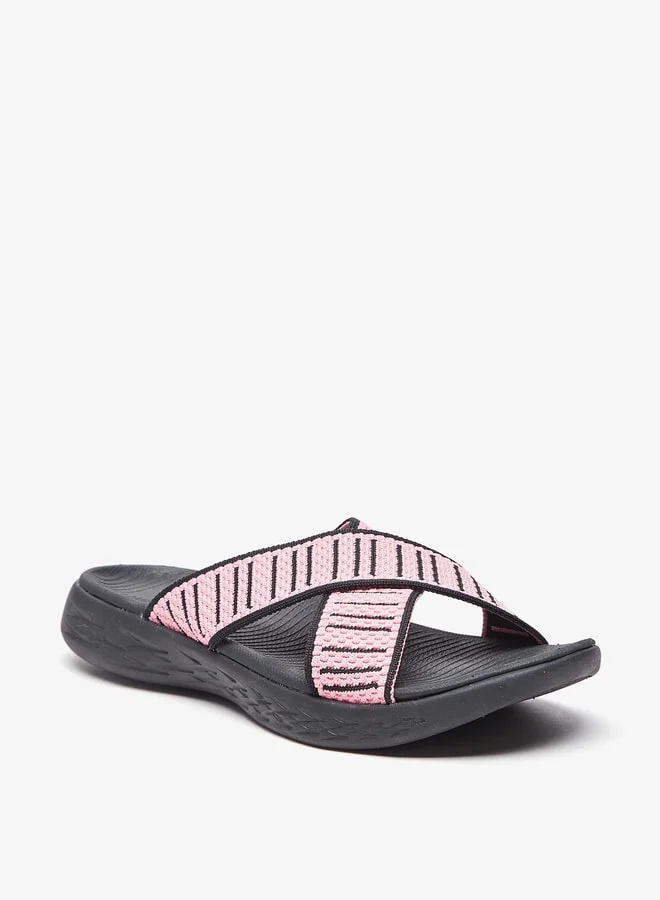 Kappa Women's Cross Strap Slip-On Sandals