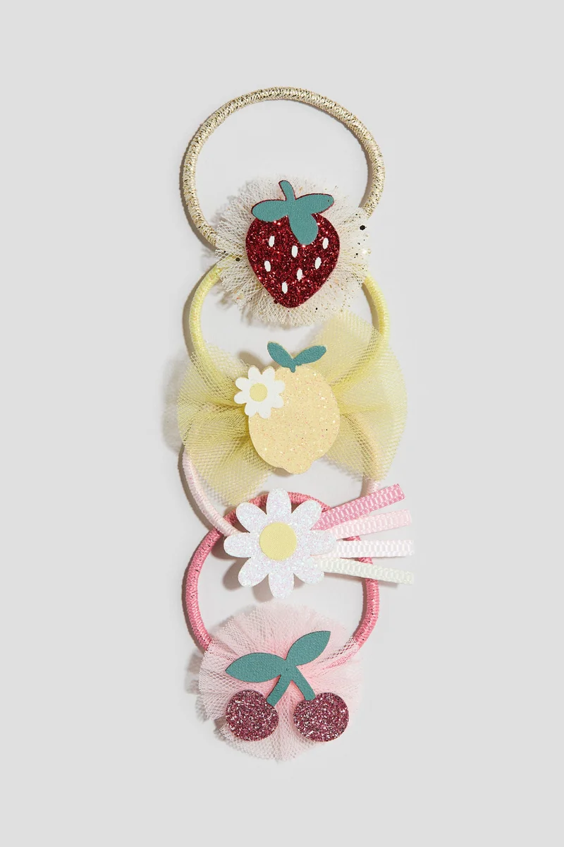 اتش اند ام ربطات شعر بشكل فيونكة - 4 قطع