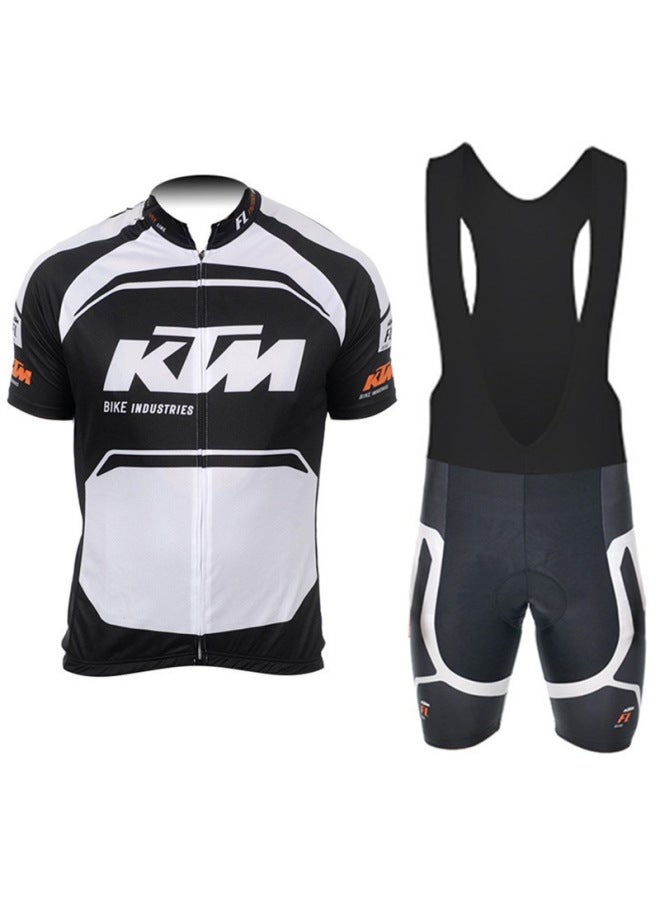 Cycling Clothing Set, Short-sleeved Shorts, Mountain Road Bike, Men's Cycling Clothing, Summer Cycling Sports Equipment