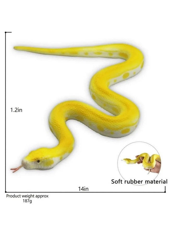 SUPER TOY Rubber Snake Toy for Kids Realistic Snake Prank Toy for Fun Scary Outdoor Play Snake Toys for Parties and Decorations - Image 4