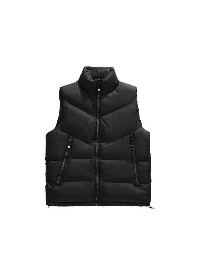 Graphene Windproof Sports Vest Outdoor Down Cotton Training Running Vest for Autumn and Winter