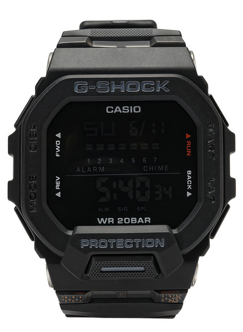 CASAON Casio G-Shock Men's Watch - Quartz Movement, Resin Band and Case, Black Numeric Black Dial - Image 1