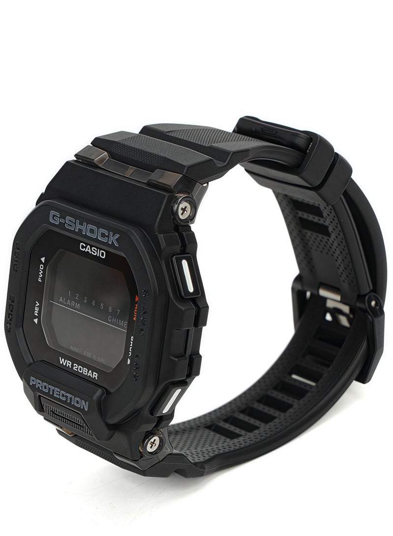 CASAON Casio G-Shock Men's Watch - Quartz Movement, Resin Band and Case, Black Numeric Black Dial - Image 2