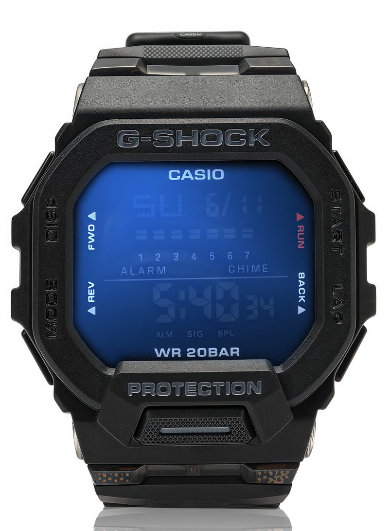 CASAON Casio G-Shock Men's Watch - Quartz Movement, Resin Band and Case, Black Numeric Black Dial - Image 5