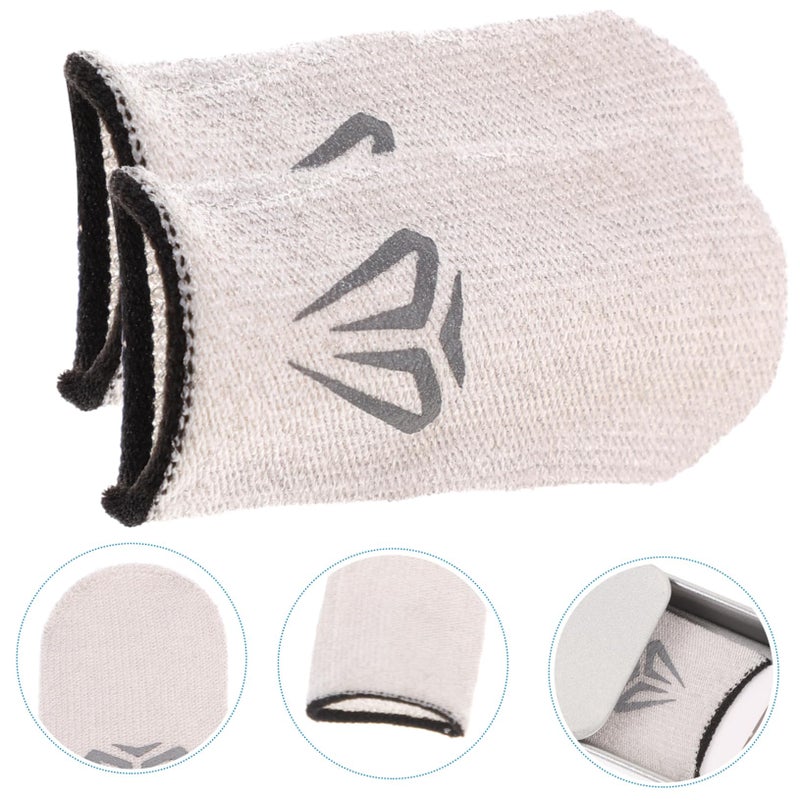 Black Gaming Finger Sleeves For Thumb High Touch Sensitivity Comfortable Mobile Gaming Accessories - Image 4