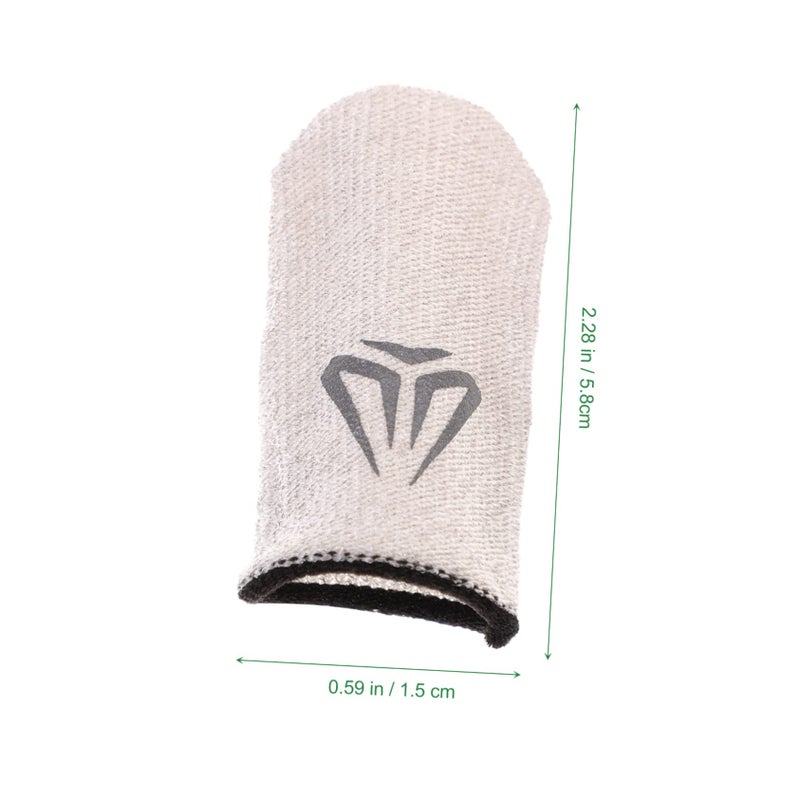 Black Gaming Finger Sleeves For Thumb High Touch Sensitivity Comfortable Mobile Gaming Accessories - Image 3