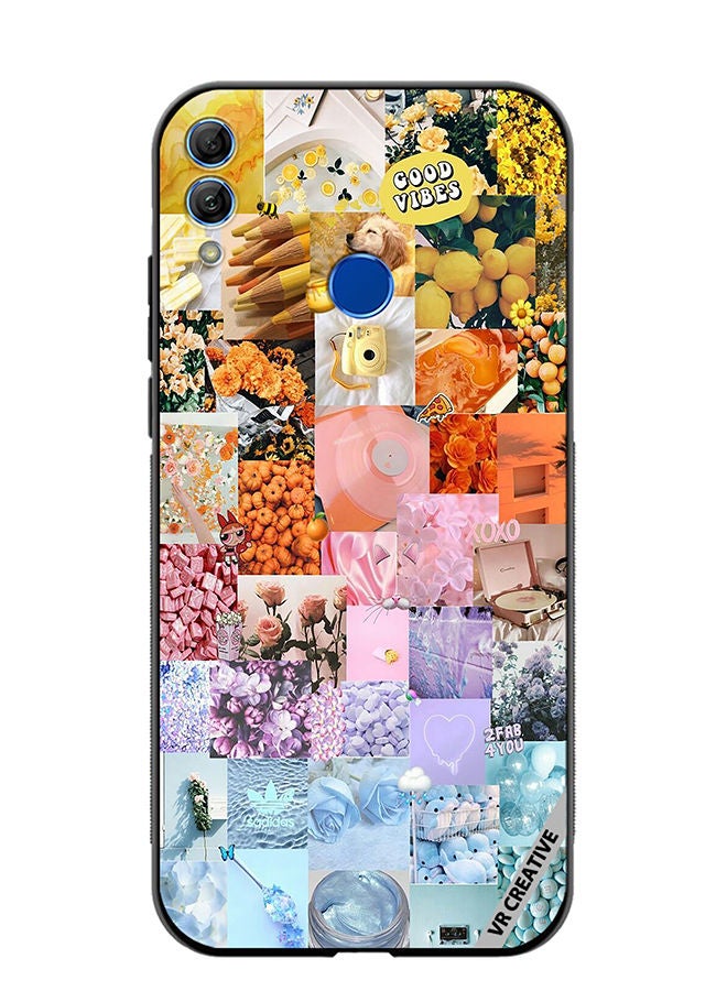 Protective Case Cover For Honor 10 Lite Good Vibes Photo Colleges Design Multicolour