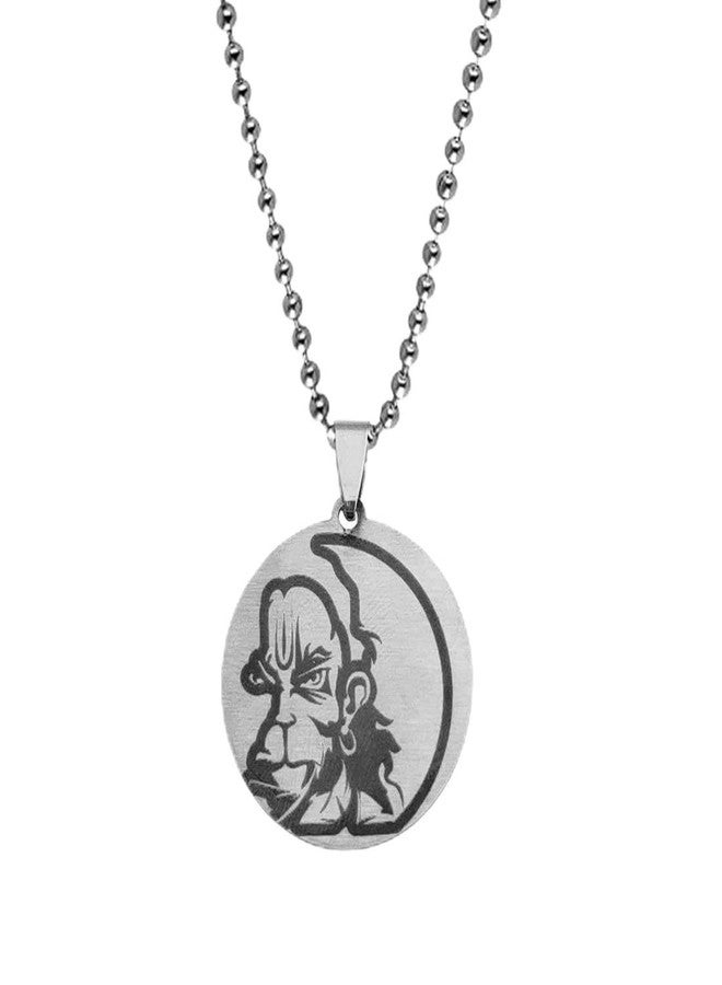 AFH Lord Mahabali Angry Hanuman Sankat Mochan Religious stainless Steel Necklace Pendent for Men, Women - Image 1