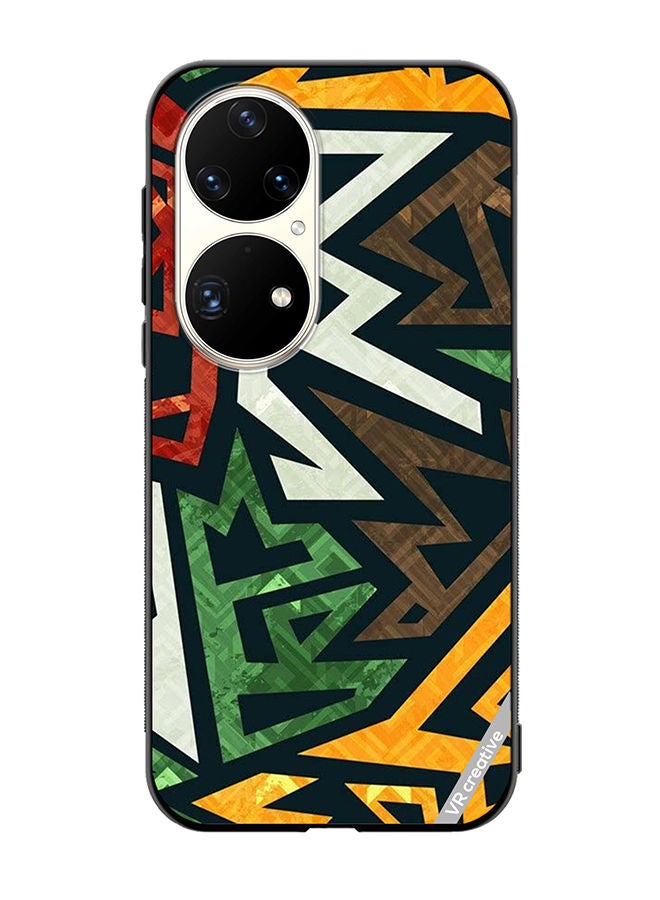 VR CREATIVE Protective Case Cover For Huawei P50 Pro Art Design Multicolour - Image 1