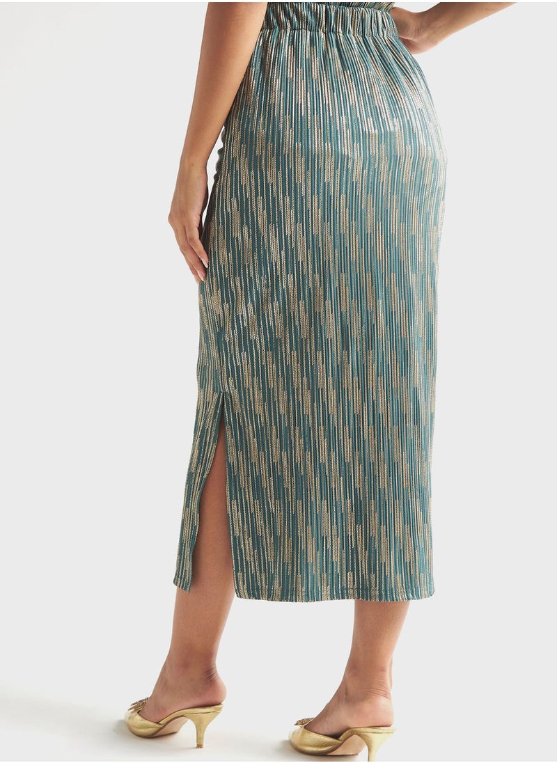 FAV Side Slit Printed Skirt  - Image 2