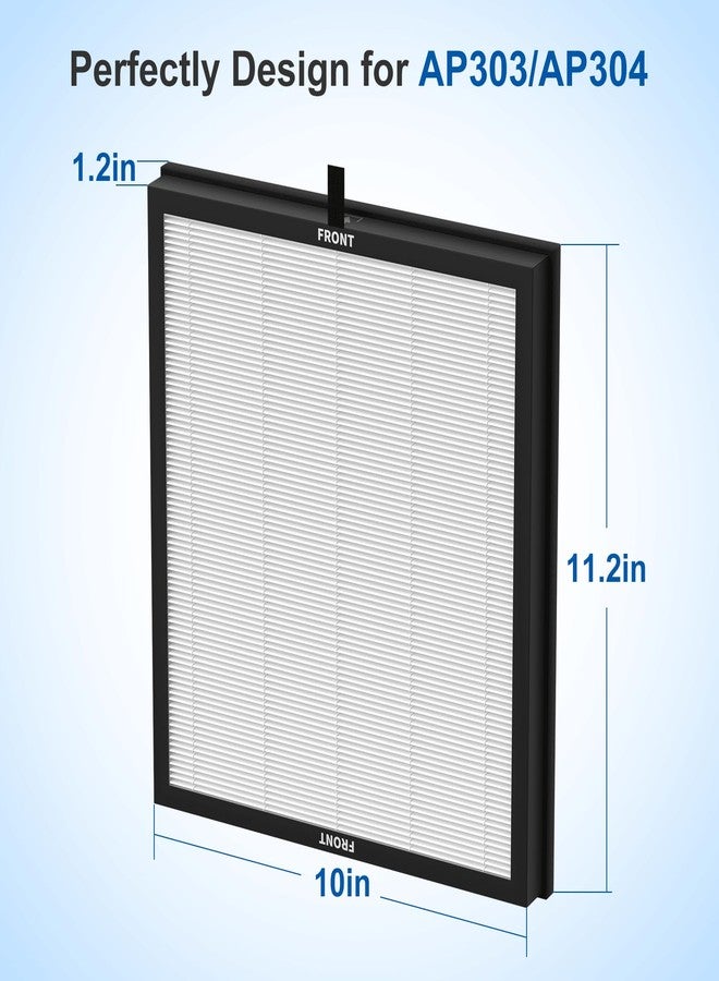 APRIL-FLOWER AP303 AP304 Replacement Filters, Compatible with DAYETTE ＆ FRESHDEW Air Puri-fier AP303/AP304, 3-in-1 Filtration System Replacement Filters,4 Pack - Image 4