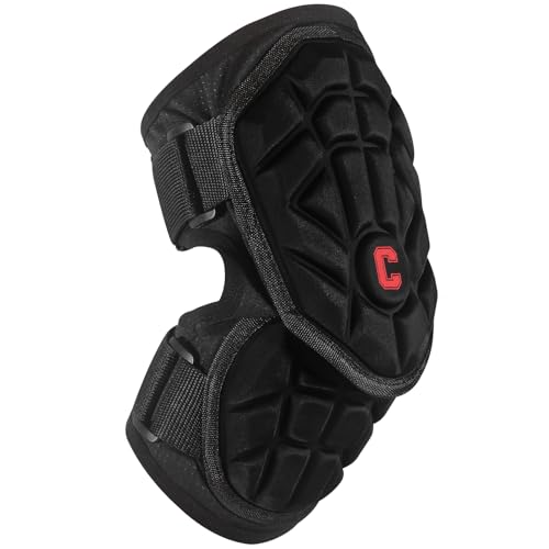Cienfy Batter's Forearm Elbow Guards for Baseball and Softball, Elbow Pads for Youth and Adult (Black Adult-M) - Image 1