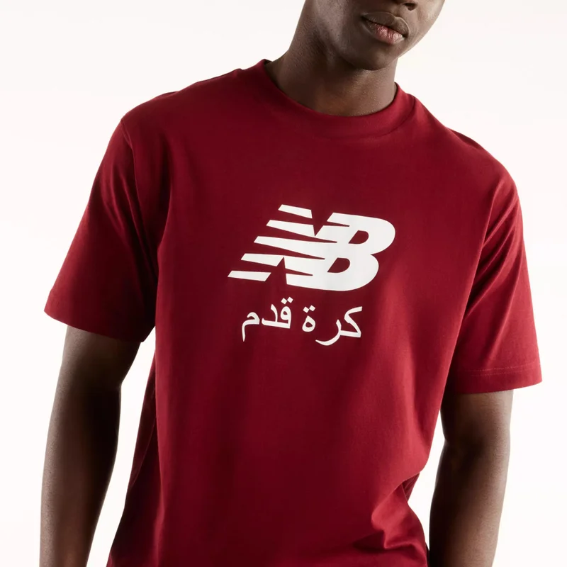 New Balance Mercury Red Men's Soccer ME T-Shirt for Men | Best Price UAE