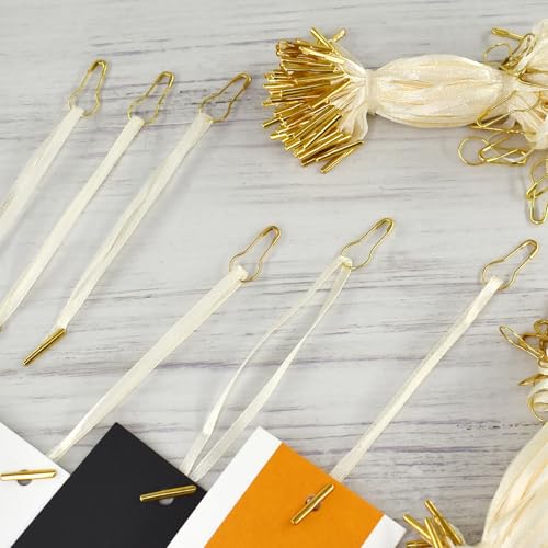 BDS-HOME 4.5 Inch 500pcs Hang Tag String Silks and Satin Strings, Safety Pin and Barb Fasteners for Clothing Hang Tags, Beige - Image 5