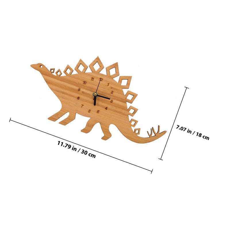 Wall Clock Carton Dinosaur Hanging Clock Mute Household Hanging Clock - Image 2