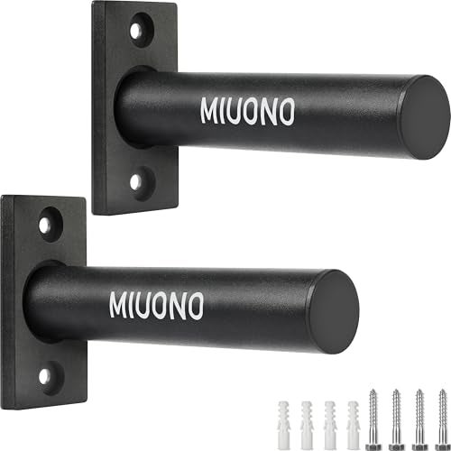 MIUONO Weight Plate Holder, 2 Pack Weight Plate Rack, Fit for 2 Inch Olympic Plate Storage Home Gym - Image 1
