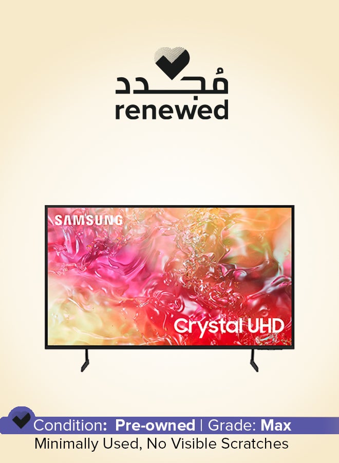 Samsung Renewed - Smart TV, Crystal UHD, DU7000, 50 Inch, 2024, PurColor, 4K Upscaling, Tizen OS, Q-Symphony (UAE Version) - Image 1