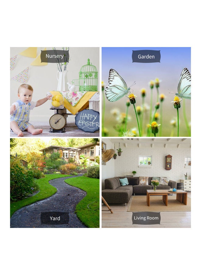 NIBEMINENT 4-Piece Dragonfly Garden Lawn Decorating Sticker Set Multicolour - Image 5