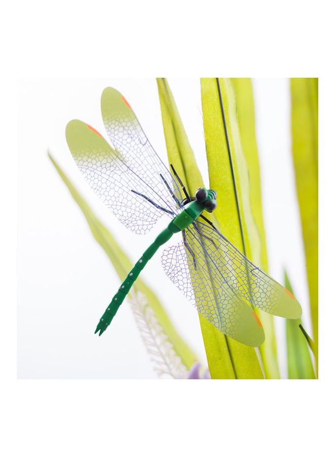 NIBEMINENT 4-Piece Dragonfly Garden Lawn Decorating Sticker Set Multicolour - Image 2