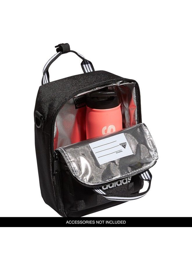 Adidas Squad Insulated Lunch Bag Black/White One Size  - Image 4