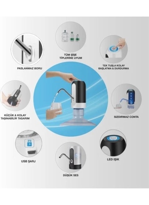 İstatek Istatek Rechargeable Automatic Carboy Water Pump  - Image 3