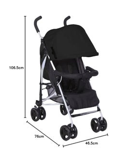 Bumble & Bird Bumble & Bird - Light Baby Travel Stroller - Black  - Image 2