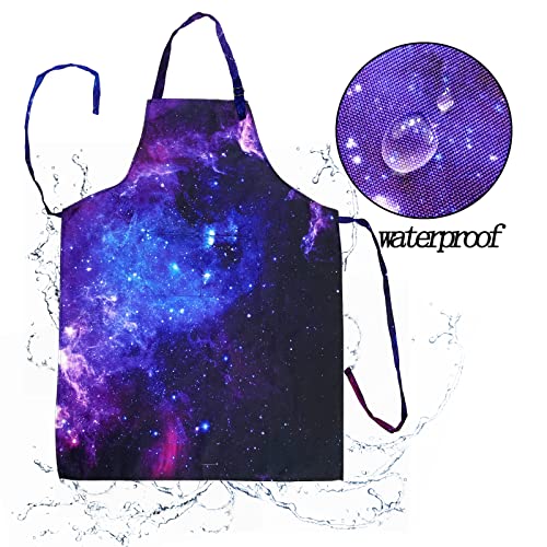 Sosolong Adjustable Waterproof Apron, Apron with 2 Pockets Cooking Kitchen Aprons for Women Men Chef, Adult Gifts - Image 5