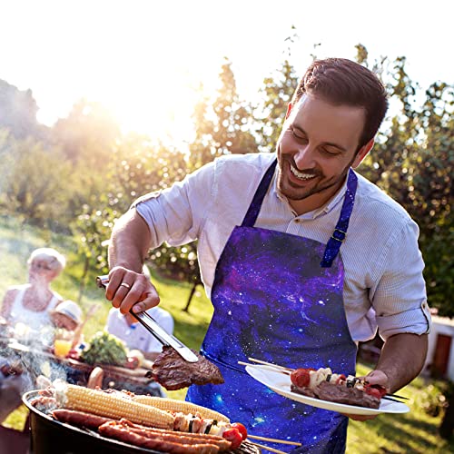 Sosolong Adjustable Waterproof Apron, Apron with 2 Pockets Cooking Kitchen Aprons for Women Men Chef, Adult Gifts - Image 4