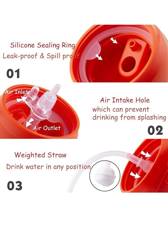 Generic - Sippy Cup For Babies Over 6 Months, Weighted Straw Anti-Spill Cup, Baby Sippy Cup With Handle, Anti-Spill, Leak-Proof Spout Cup 260 ML, BPA-Free - Image 1
