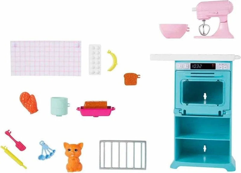 Barbie 's Kitchen Adventures Playset
