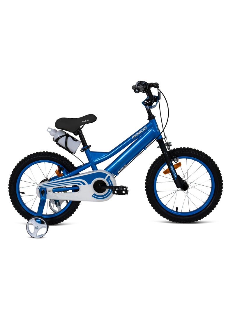 MOGOO Rayon Junior 14-Inch Kids Bike | 14-Inch Wheel Size | Adjustable Seat | 100% Assembled | For Kids | Blue - Image 1