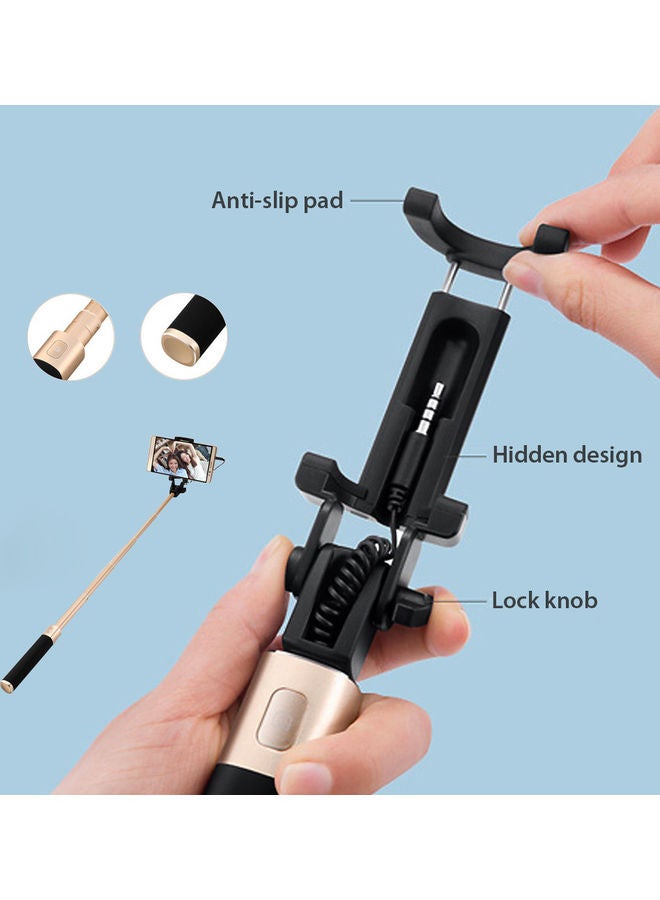 HUAWEI Wired Monopod Selfie Stick Gold/Black - Image 4