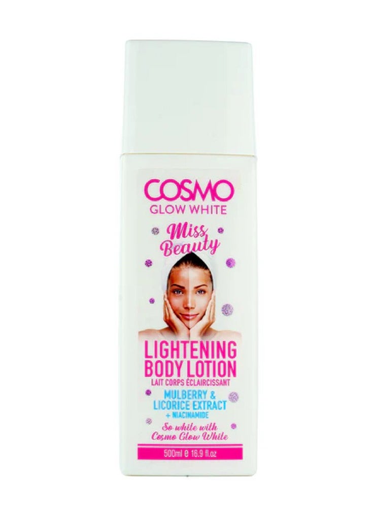COSMO - Cosmo Glow White Miss Beauty Lightening Body Lotion 500ml - Image 1