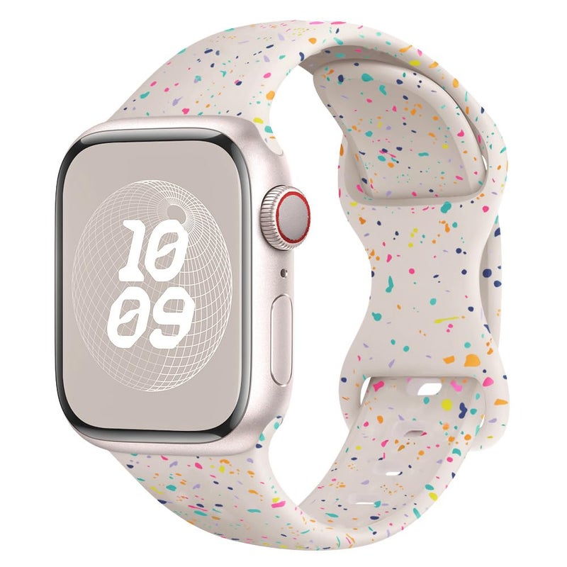 Wowstrap Sport Bands for Apple Watch Band 40mm 41mm 38mm 44mm 45mm 46mm 42mm iWatch Bands for Women Kids Men,Cute Recycled Plastic Silicone Strap for Apple Watch Series 11 10 9 8 7 6 5 4 3 SE 3/2nd Ultra 49mm - Image 1